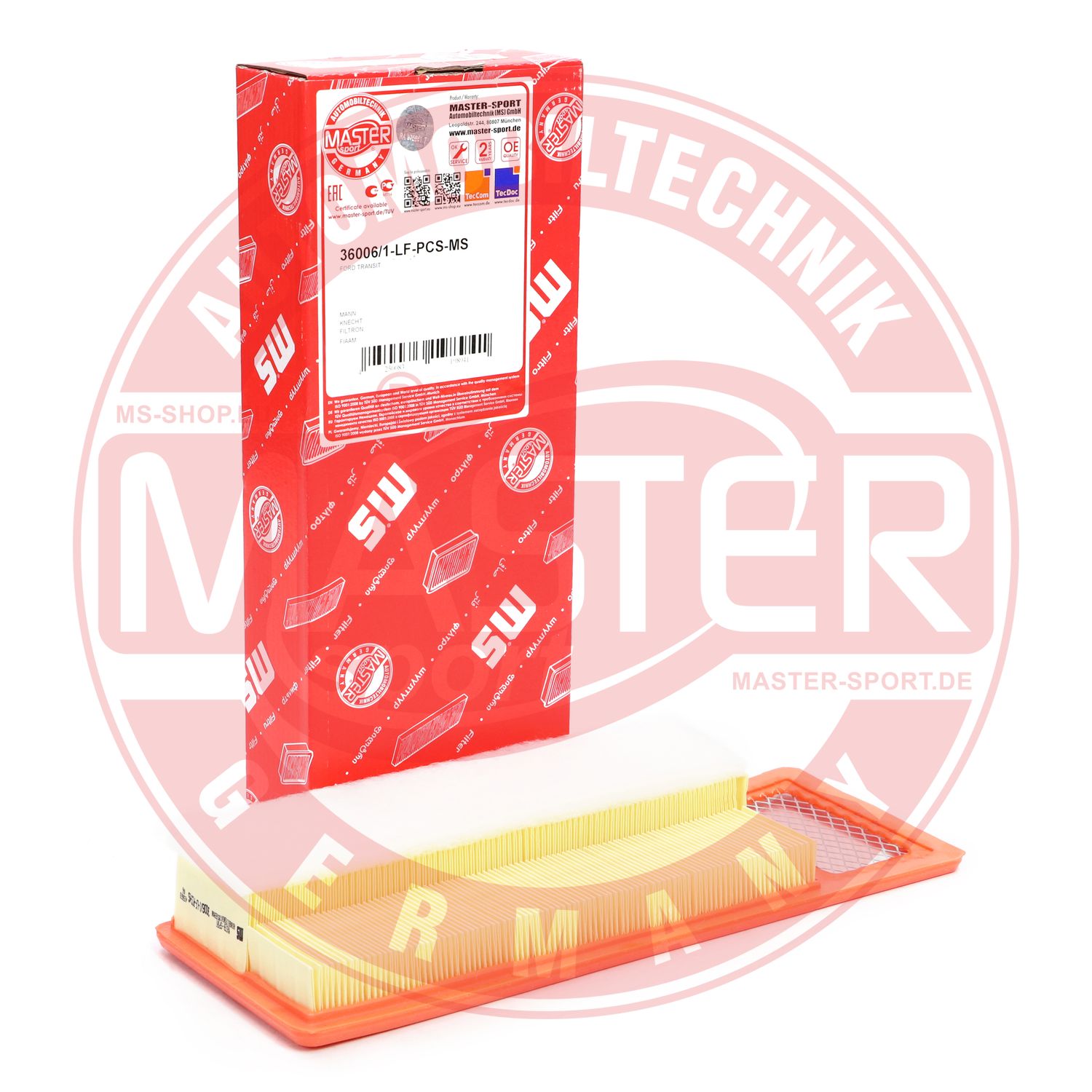 Filtru aer MASTERSPORT GERMANY 36006/1-LF-PCS-MS